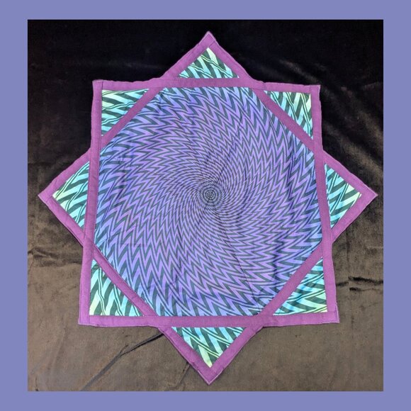 Handmade Other - BEGINNER 26" Flow Star LIGHTWEIGHT Dapo Spinning Cloth, Festival Rave Toy Purple